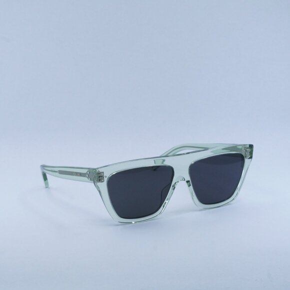 ?️ New Celine CL40256I 93A Sunglasses - Light Green Transparent Frame main image 6